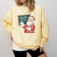 Santa Teacher 67 Math Christmas Xmas Holiday Number 67 Comfort Colors Sweatshirt Butter Santa Teacher 67 Math Christmas Xmas Holiday Number 67 Comfort Colors Sweatshirt Butter