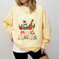 Santa's Favorite Music Teacher Christmas Santa Hat Matching Comfort Colors Sweatshirt Butter Santa's Favorite Music Teacher Christmas Santa Hat Matching Comfort Colors Sweatshirt Butter