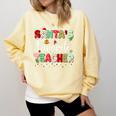 Santas Favorite Teacher Christmas Matching Xmas Men Women Comfort Colors Sweatshirt Butter Santas Favorite Teacher Christmas Matching Xmas Men Women Comfort Colors Sweatshirt Butter