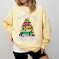 Santa's Favorite Teacher Idea For Christmas Teachers Comfort Colors Sweatshirt Butter