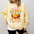 This Is My Scary Gym Teacher Costume Pumpkin Halloween Men Women Comfort Colors Sweatshirt Butter This Is My Scary Gym Teacher Costume Pumpkin Halloween Men Women Comfort Colors Sweatshirt Butter