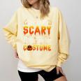 This Is My Scary Math Teacher Costume Halloween Comfort Colors Sweatshirt Butter