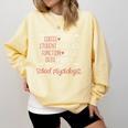 School Psychologist Coffee Student Teacher Psychology Men Women Comfort Colors Sweatshirt Butter