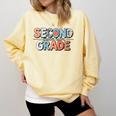 Second Grade Dream Team Back To School 2nd Grade Teacher Comfort Colors Sweatshirt Butter