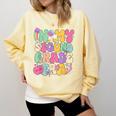 In My Second Grade Era Teachers Women Back To School Girls Comfort Colors Sweatshirt Butter