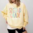 Second Grade Squad 2nd Grade Teacher Women Back To School Comfort Colors Sweatshirt Butter Second Grade Squad 2nd Grade Teacher Women Back To School Comfort Colors Sweatshirt Butter