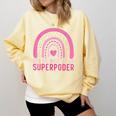Ser Bilingue Es Un Superpoder Spanish Teacher Esl Teacher Comfort Colors Sweatshirt Butter