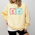 Six Seven Meme 6 7 Science Teacher 6-7 Periodic Table Comfort Colors Sweatshirt Butter