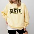 Sixth Grade Teacher Student Camouflage Back To School Comfort Colors Sweatshirt Butter Sixth Grade Teacher Student Camouflage Back To School Comfort Colors Sweatshirt Butter