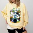 Skeleton Mad Scientist Halloween Costume Science Teacher Comfort Colors Sweatshirt Butter Skeleton Mad Scientist Halloween Costume Science Teacher Comfort Colors Sweatshirt Butter