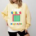 I Got Skills They'Re Multiplying Shirt Math Teacher Comfort Colors Sweatshirt Butter