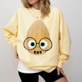 The Smart Seed Good Egg Teacher Halloween Costume Food Group Comfort Colors Sweatshirt Butter