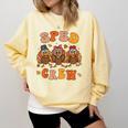 Sped Teacher Crew Thanksgiving Special Education Teacher Comfort Colors Sweatshirt Butter Sped Teacher Crew Thanksgiving Special Education Teacher Comfort Colors Sweatshirt Butter