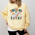 Spooky Ghost PE Teacher Squad Physical Education Halloween Comfort Colors Sweatshirt Butter