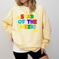 Star Of The Week Cheerful Recognition Student Teachers Class Men Women Kids Comfort Colors Sweatshirt Butter