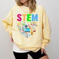 STEM Science Technology Engineering Math Teacher Comfort Colors Sweatshirt Butter STEM Science Technology Engineering Math Teacher Comfort Colors Sweatshirt Butter