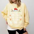 Stop Saying 6-7 Teacher 67 Christmas Meme Six Seven Comfort Colors Sweatshirt Butter