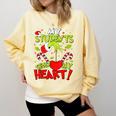 My Students Stole My Heart Teacher Holiday Merry Christmas Comfort Colors Sweatshirt Butter