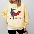 This Is My Super ESL Teacher Costume Lazy Halloween Comfort Colors Sweatshirt Butter This Is My Super ESL Teacher Costume Lazy Halloween Comfort Colors Sweatshirt Butter