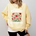 Support Public Education Cute Floral Teacher Red For Ed Comfort Colors Sweatshirt Butter Support Public Education Cute Floral Teacher Red For Ed Comfort Colors Sweatshirt Butter