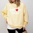 Support Squad Cute Heart Supportive Teacher Team Member Comfort Colors Sweatshirt Butter Support Squad Cute Heart Supportive Teacher Team Member Comfort Colors Sweatshirt Butter