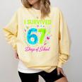 I Survived 67 Days Of School 67 Meme Science Teacher Comfort Colors Sweatshirt Butter I Survived 67 Days Of School 67 Meme Science Teacher Comfort Colors Sweatshirt Butter