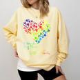 It Takes A Big Heart To Shape Little Minds Teacher Student Men Women Kids Comfort Colors Sweatshirt Butter
