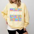 Tap Dance Words Lover Tap Dancer Dancing Teacher Comfort Colors Sweatshirt Butter