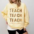 Teach Compassion Kindness Confidence History Teacher Comfort Colors Sweatshirt Butter Teach Compassion Kindness Confidence History Teacher Comfort Colors Sweatshirt Butter
