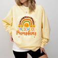 I Teach The Cutest Preschool Pumpkin Teacher Halloween For Men Women Kids Comfort Colors Sweatshirt Butter I Teach The Cutest Preschool Pumpkin Teacher Halloween For Men Women Kids Comfort Colors Sweatshirt Butter