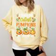 I Teach The Cutest Pumpkins Halloween Teacher Comfort Colors Sweatshirt Butter I Teach The Cutest Pumpkins Halloween Teacher Comfort Colors Sweatshirt Butter
