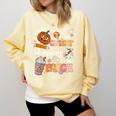I Teach The Cutest Pumpkins In The Patch Halloween Teacher Comfort Colors Sweatshirt Butter I Teach The Cutest Pumpkins In The Patch Halloween Teacher Comfort Colors Sweatshirt Butter