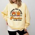 I Teach The Cutest Pumpkins In The Patch Halloween Teacher For Men Women Kids Comfort Colors Sweatshirt Butter I Teach The Cutest Pumpkins In The Patch Halloween Teacher For Men Women Kids Comfort Colors Sweatshirt Butter