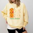 I Teach The Cutest Pumpkins In The Patch Infant Teacher Comfort Colors Sweatshirt Butter I Teach The Cutest Pumpkins In The Patch Infant Teacher Comfort Colors Sweatshirt Butter