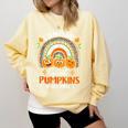 I Teach The Cutest Pumpkins In The Patch Teacher Halloween Comfort Colors Sweatshirt Butter I Teach The Cutest Pumpkins In The Patch Teacher Halloween Comfort Colors Sweatshirt Butter