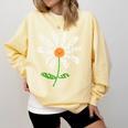 Teach Love Inspire Teachers Inspirational Flower Teachers Comfort Colors Sweatshirt Butter