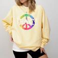 Teach Peace For Teachers And Educators Counselor Comfort Colors Sweatshirt Butter Teach Peace For Teachers And Educators Counselor Comfort Colors Sweatshirt Butter