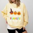 I Teach The Smartest Pumpkins The Patch Teacher Fall Season For Men Women Kids Comfort Colors Sweatshirt Butter I Teach The Smartest Pumpkins The Patch Teacher Fall Season For Men Women Kids Comfort Colors Sweatshirt Butter
