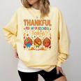 Teach Thanksgiving Teacher Thankful For My Preschool Turkeys Comfort Colors Sweatshirt Butter Teach Thanksgiving Teacher Thankful For My Preschool Turkeys Comfort Colors Sweatshirt Butter