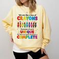 Teacher We Are Like a Box Of Crayons Back To School Comfort Colors Sweatshirt Butter Teacher We Are Like a Box Of Crayons Back To School Comfort Colors Sweatshirt Butter
