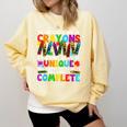 Teacher We Are Like A Box Of Crayons Back To School Comfort Colors Sweatshirt Butter Teacher We Are Like A Box Of Crayons Back To School Comfort Colors Sweatshirt Butter