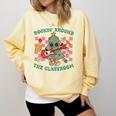 Teacher Christmas Rockin' Around The Classroom Men Women Kids Comfort Colors Sweatshirt Butter Teacher Christmas Rockin' Around The Classroom Men Women Kids Comfort Colors Sweatshirt Butter