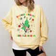 Teacher Christmas Shirts Pajama Matching Rockin' Around The Classroom -Adult Short Sleeve Small Modern Festive Christmas Teacher Xmas Vibes T-Shirt Comfort Colors Sweatshirt Butter