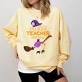 This Is My Teacher Costume Halloween Family Matching Group Comfort Colors Sweatshirt Butter