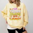 Teacher Cute Will Trade Students For Candy Halloween Costume Comfort Colors Sweatshirt Butter