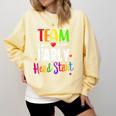Teacher Early Childhood Education Preschool Head Start Crew Comfort Colors Sweatshirt Butter