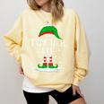 The Teacher Elf Christmas Family Matching Xmas Group For Men Women Comfort Colors Sweatshirt Butter The Teacher Elf Christmas Family Matching Xmas Group For Men Women Comfort Colors Sweatshirt Butter