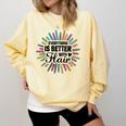 Teacher Flair Pen Art Lover School Supplies Comfort Colors Sweatshirt Butter Teacher Flair Pen Art Lover School Supplies Comfort Colors Sweatshirt Butter