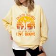 Teacher Halloween All English Teachers Love Brains Comfort Colors Sweatshirt Butter Teacher Halloween All English Teachers Love Brains Comfort Colors Sweatshirt Butter