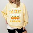 Teacher Halloween Pre-K Teacher Kindergarten Cutest Pumpkins Men Women Kids Comfort Colors Sweatshirt Butter Teacher Halloween Pre-K Teacher Kindergarten Cutest Pumpkins Men Women Kids Comfort Colors Sweatshirt Butter